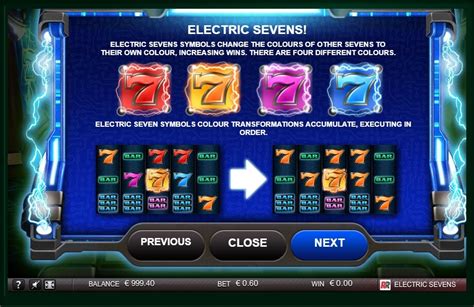 Electric Sevens Slot Grátis